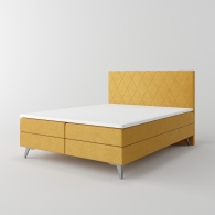tapicerowane łóżko kontynentalne - 11