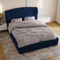 Łóżko tapicerowane Magic Velvet z wyprofilowanym zagłówkiem - 15