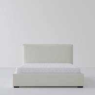 Łóżko tapicerowane z płaskim zagłówkiem - 28