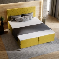 tapicerowane łóżko kontynentalne - 26
