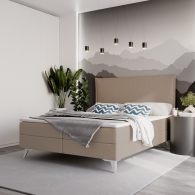 tapicerowane łóżko kontynentalne - 1