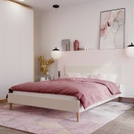 łóżko tapicerowane z pikowaniem - 31