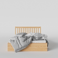 Łóżko drewniane - 3