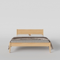 Łóżko drewniane na cienkich nóżkach - 3