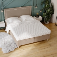 tapicerowane łóżko kontynentalne - 2