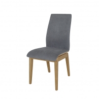 Krzesło dębowe tapicerowane - 1