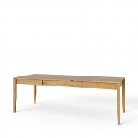 Stół z litego drewna dębowego rozkładany - 6