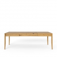 Stół z litego drewna dębowego rozkładany - 7