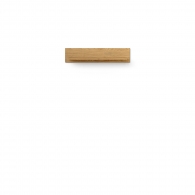 Wąska półka z litego drewna dębowego - 3