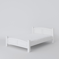 Łóżko białe - 2